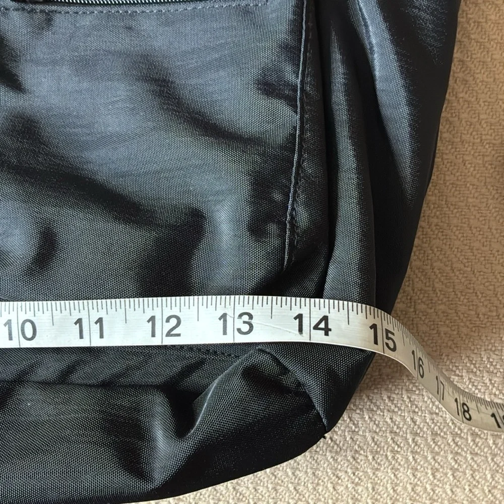 Baggallini Tote Messenger Travel Commuter Bag Black NWT